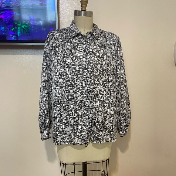 0232 Vintage button down top sz 8/10 - Picture 6 of 10